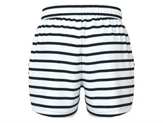 Hvide shorts med mørkeblå striber fra Name It 13215235 bright white